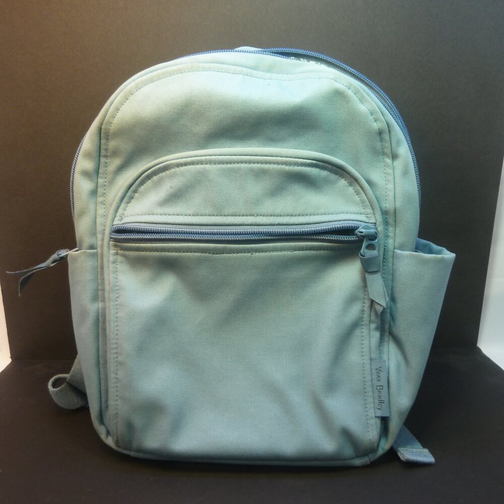 Vera Bradley Light Blue Backpack Worn but in good shape